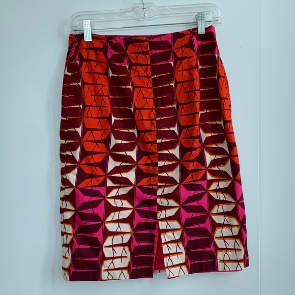 Anthropologie dutch wax skirt size 4 - Picture 3 of 5